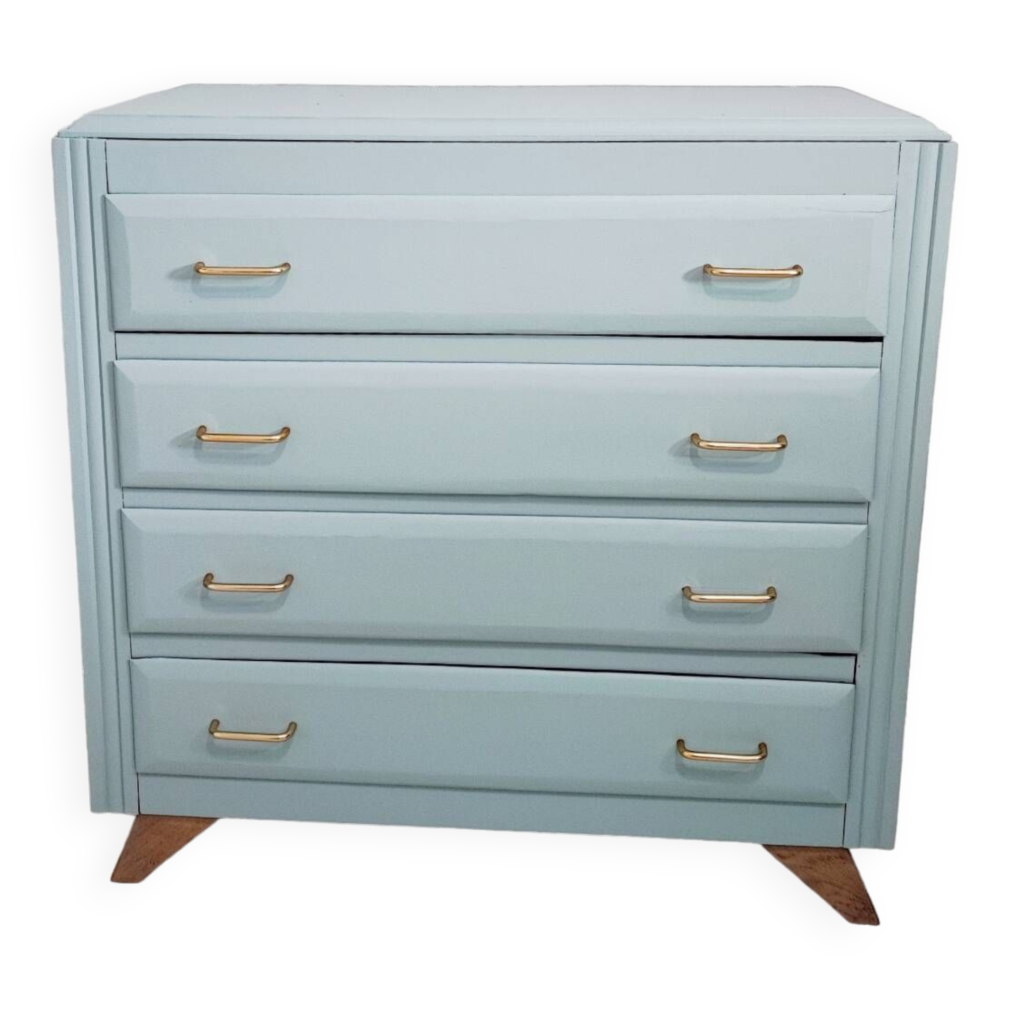 Blue vintage chest of drawers