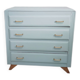 Blue vintage chest of drawers