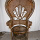 Fauteuil "Emmanuelle " en rotin
