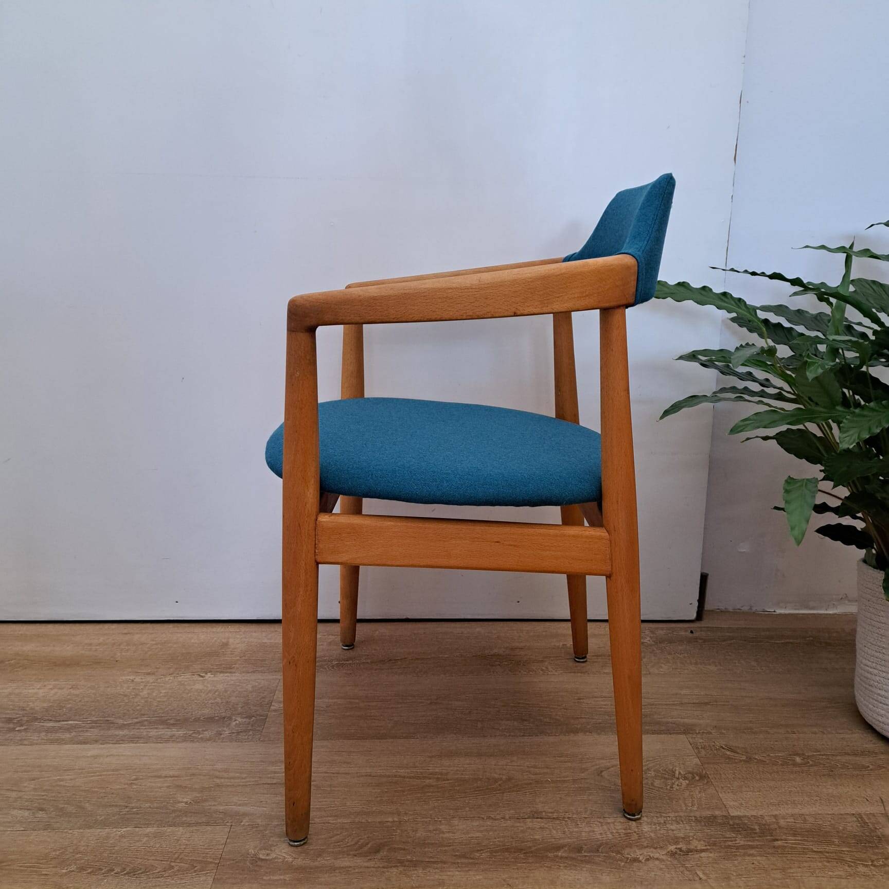 Wool armchair, Denmark 1960