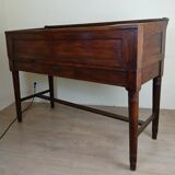 Very rare Napoleon III period system desk in solid oak circa 1850 stamped Stolzenberg