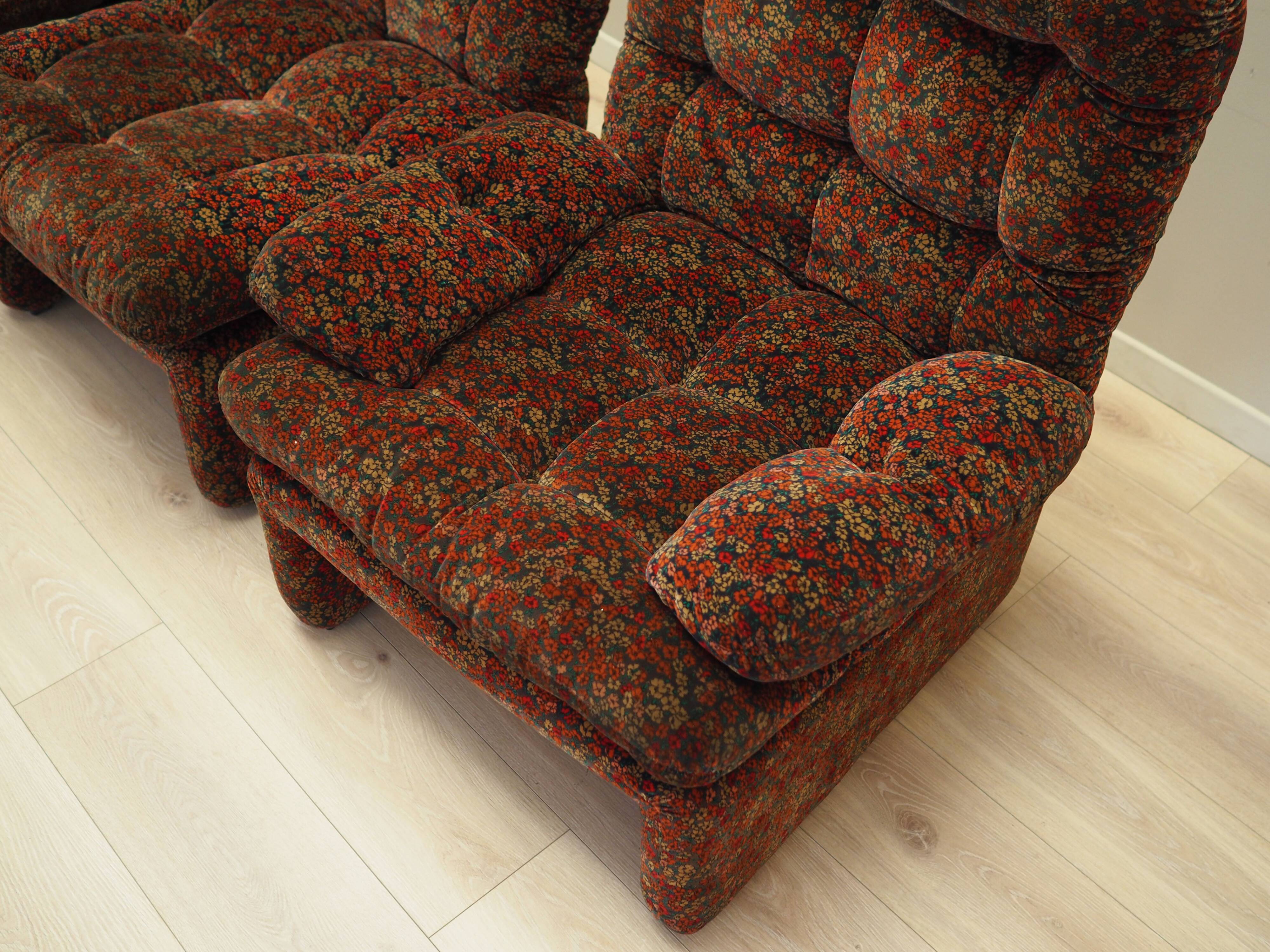 Modular sofa, Italian design, 1960s, production: Italy