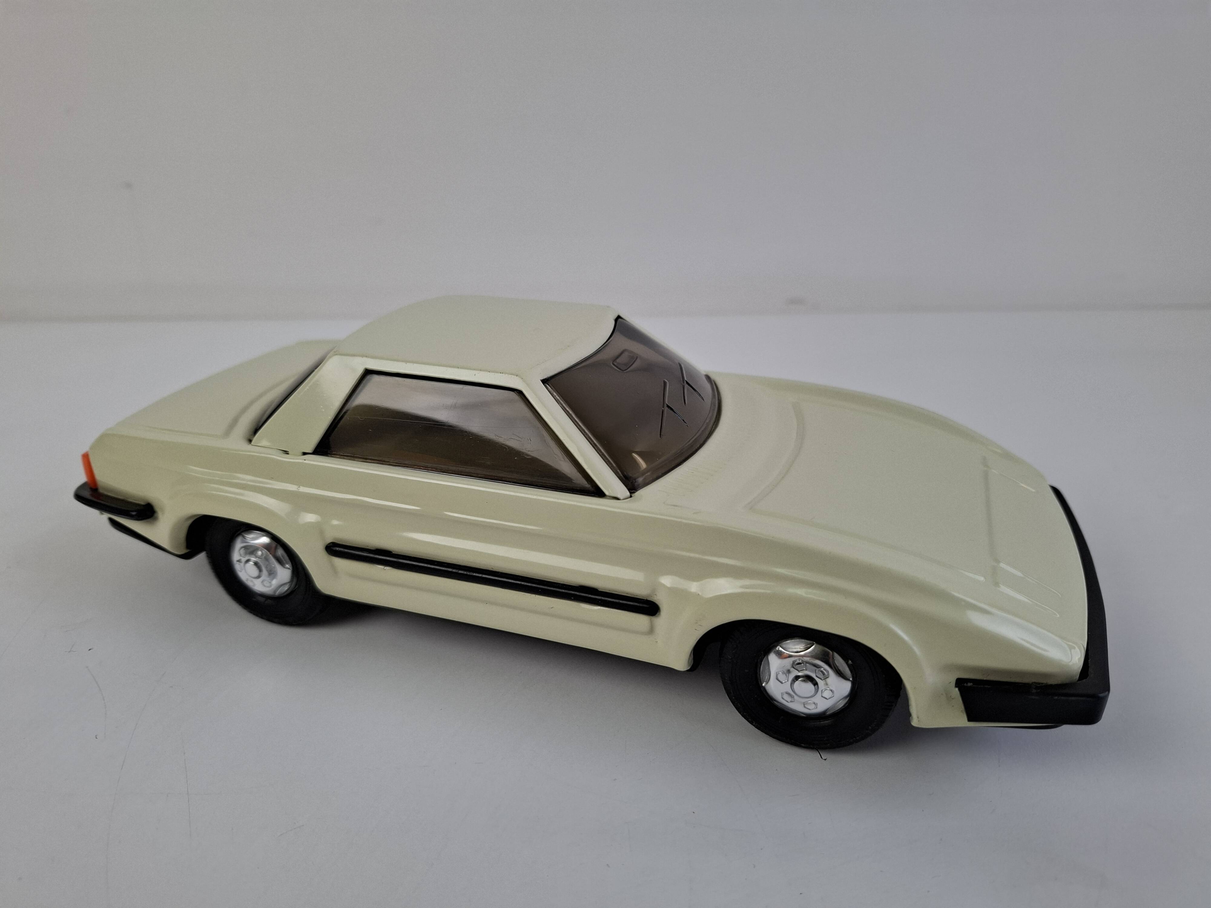 1970s Czechoslovak ITES IGRA Norma Tin Friction Toy Car Mid Century Modern