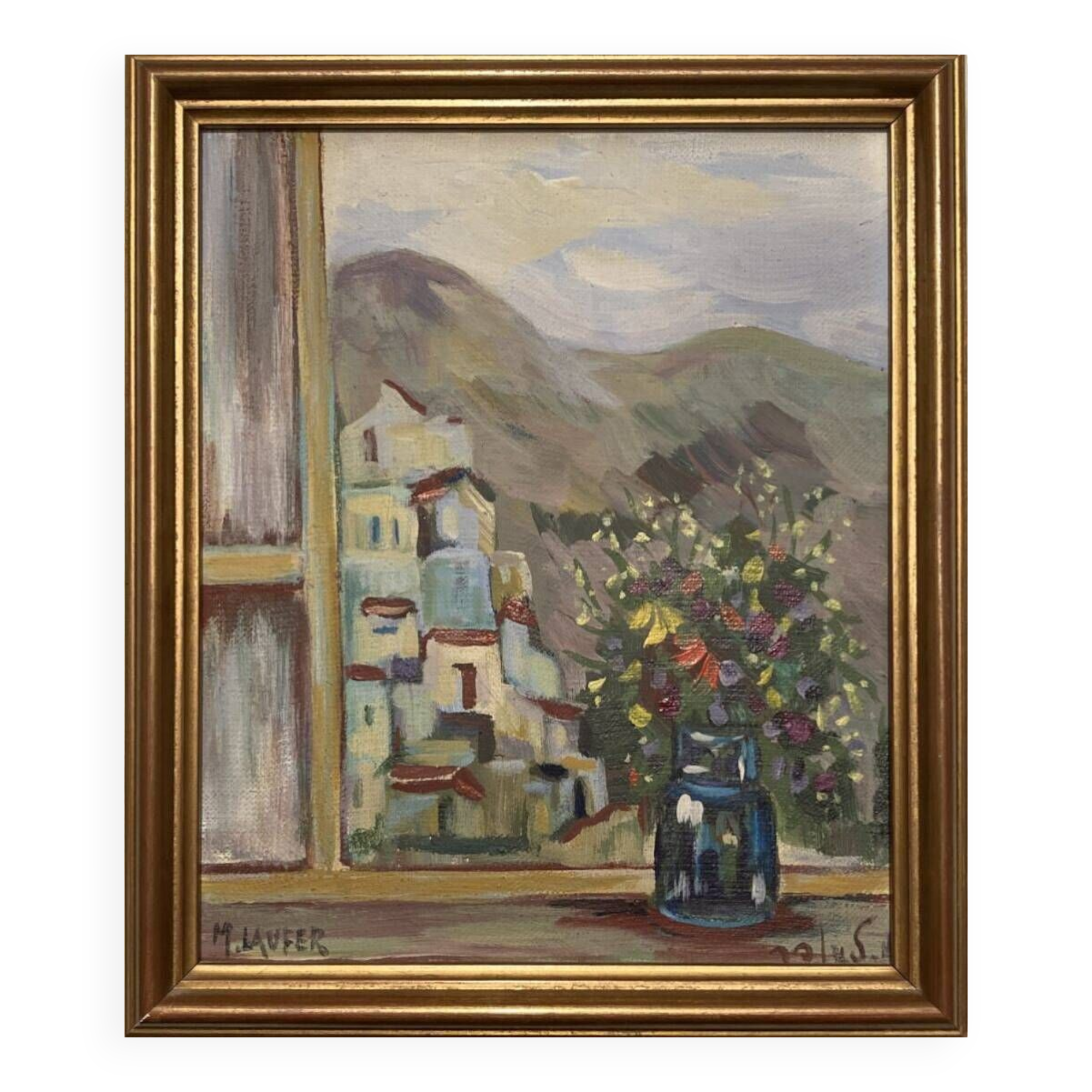 "The Bouquet on the Window" by Milia Laufer