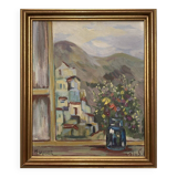 "The Bouquet on the Window" by Milia Laufer