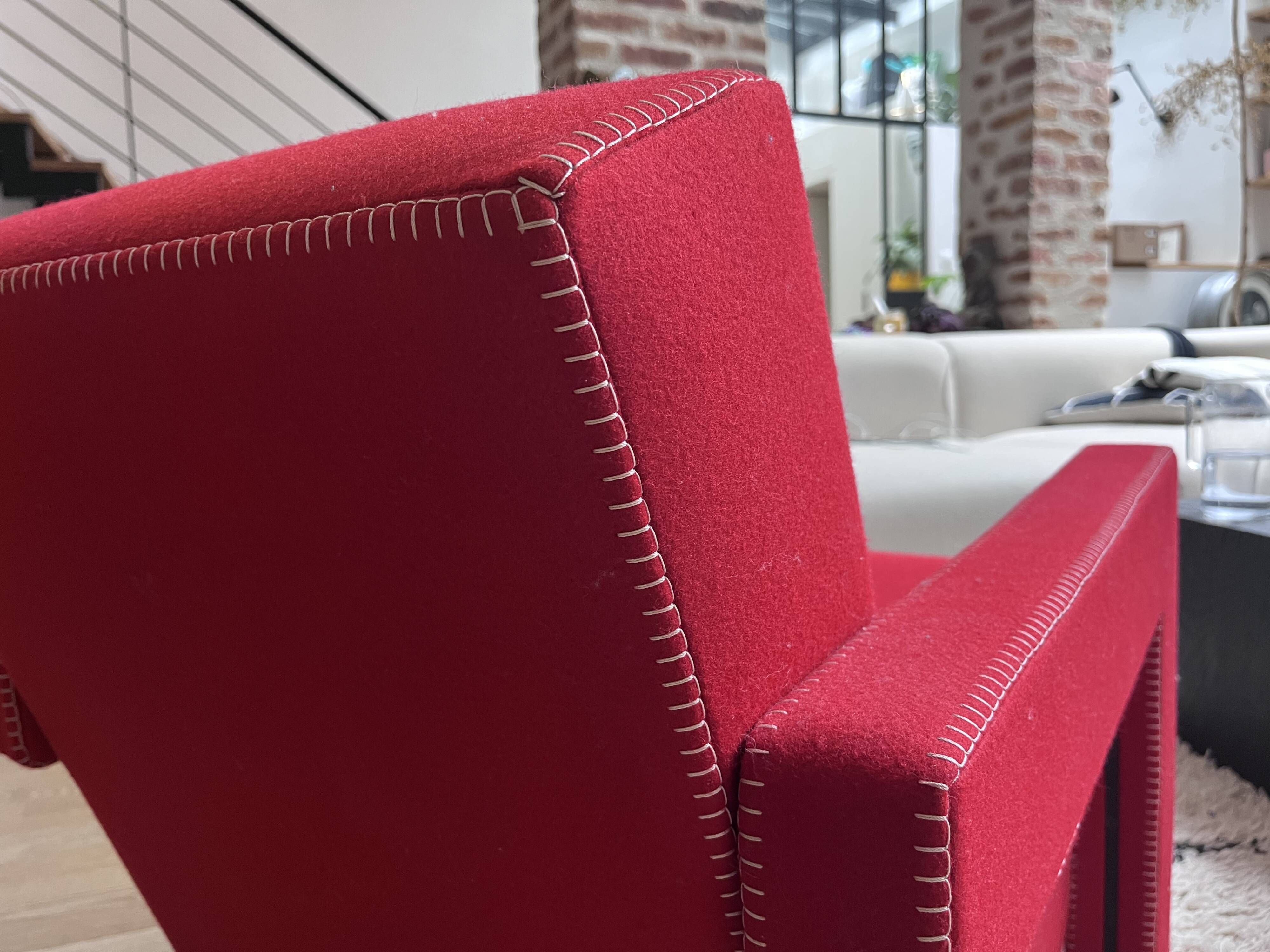 Utrecht armchair by Rietveld by Cassina