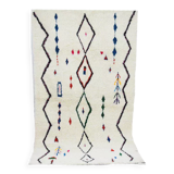Handmade moroccan berber carpet 251 x 145 cm
