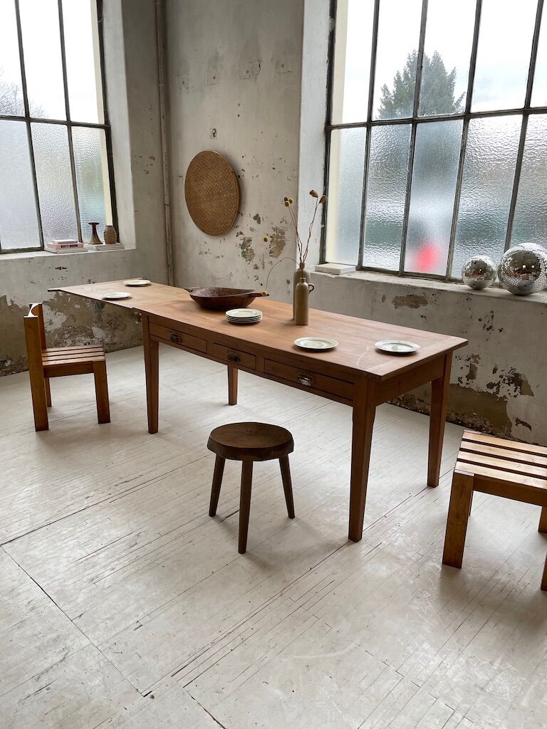 Cherry farm table - oak 2m60