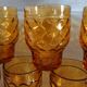 7 vintage water glasses "Pernod S.A."