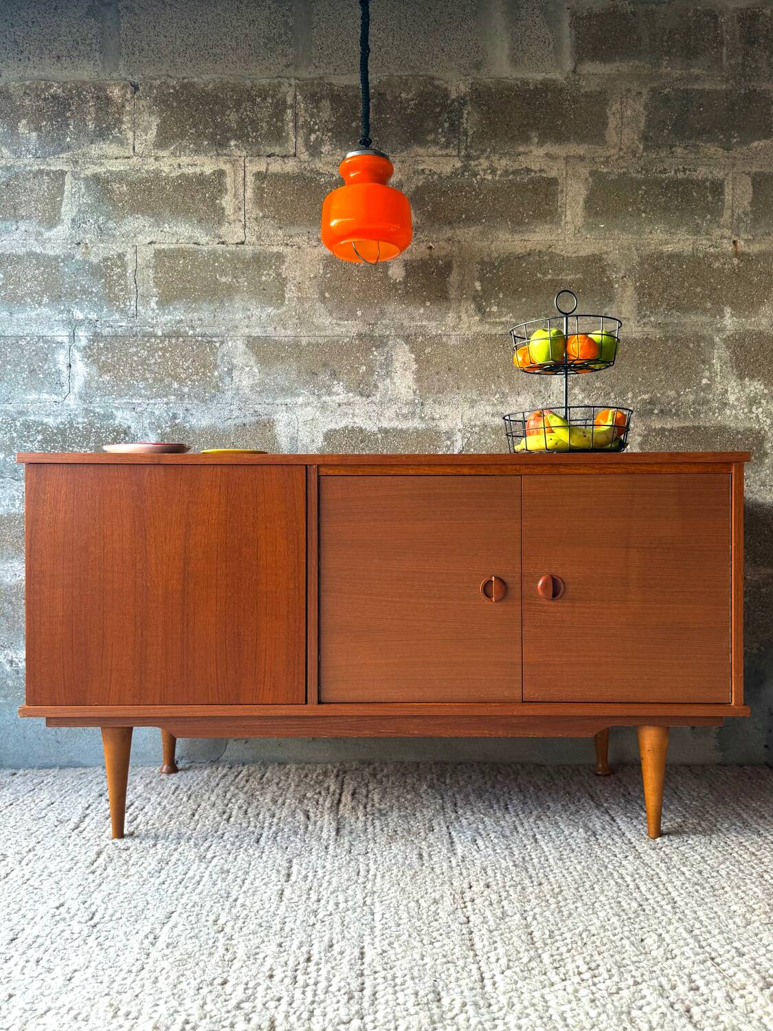 Scandinavian teak sideboard, 1960s/70s.