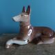 Saint Clement earthenware dog