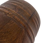 Vintage umbrella stand - holder oak basket storage design 60's minimalist