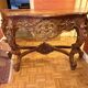 Antique carved wooden console – Louis XIV style – floral decoration