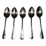 Silver-plated metal spoons. Maison Christofle.
