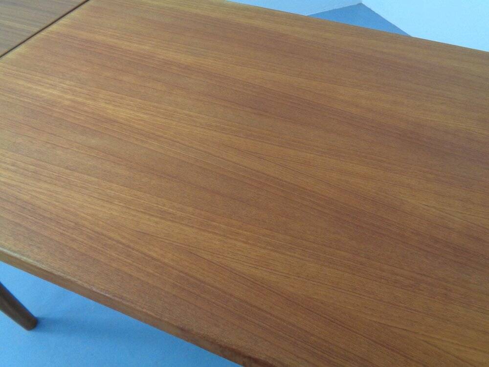 Extendable Teak Dining Table by Henning Kjærnulf for Velje Møbelfabrik, 1960s