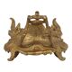Rococo-style gold-colored jardinière/flower planter, early 20th century.