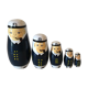 Vintage Russian dolls captain sailor 1980