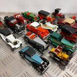 Lot D'Anciennes Voitures En Métal Vintage