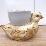 Rare collectible zoomorphic egg cup