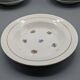 12 assiettes creuses, décor floral et liseré doré - ∅ : 23cm