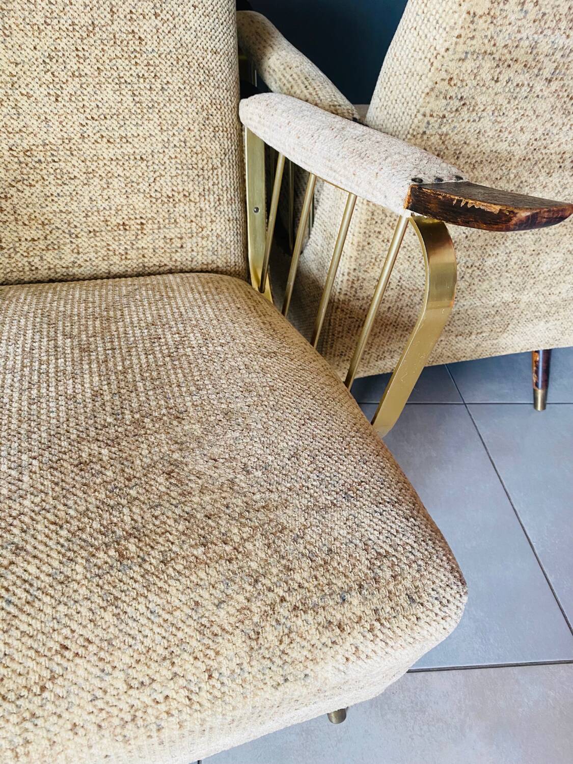 Pair of vintage armchairs