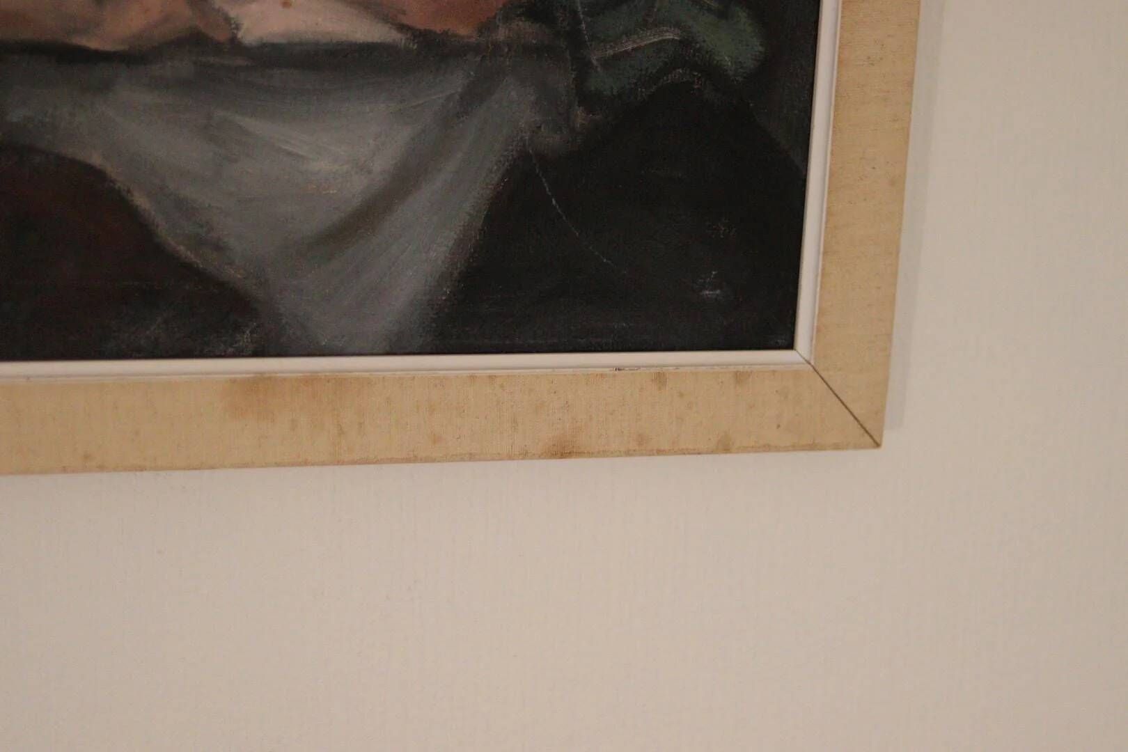 Huile sur toile norvégienne par Otto Olsen, 1958