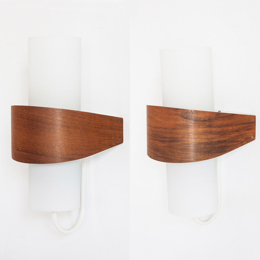 Pair of NX40 design wall lamps by Louis Kalff for Philips - Holland, 1960