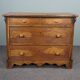 Antique oak chest of drawers with 4 drawers