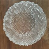 Round vintage glass ceiling light 24cm
