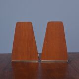 Scandinavian Teak Bookends by Kai Kristiansen, 1960s, Set of 2