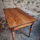 Antique dining table in French cherry wood 1900–1920 – Provincial farmhouse table