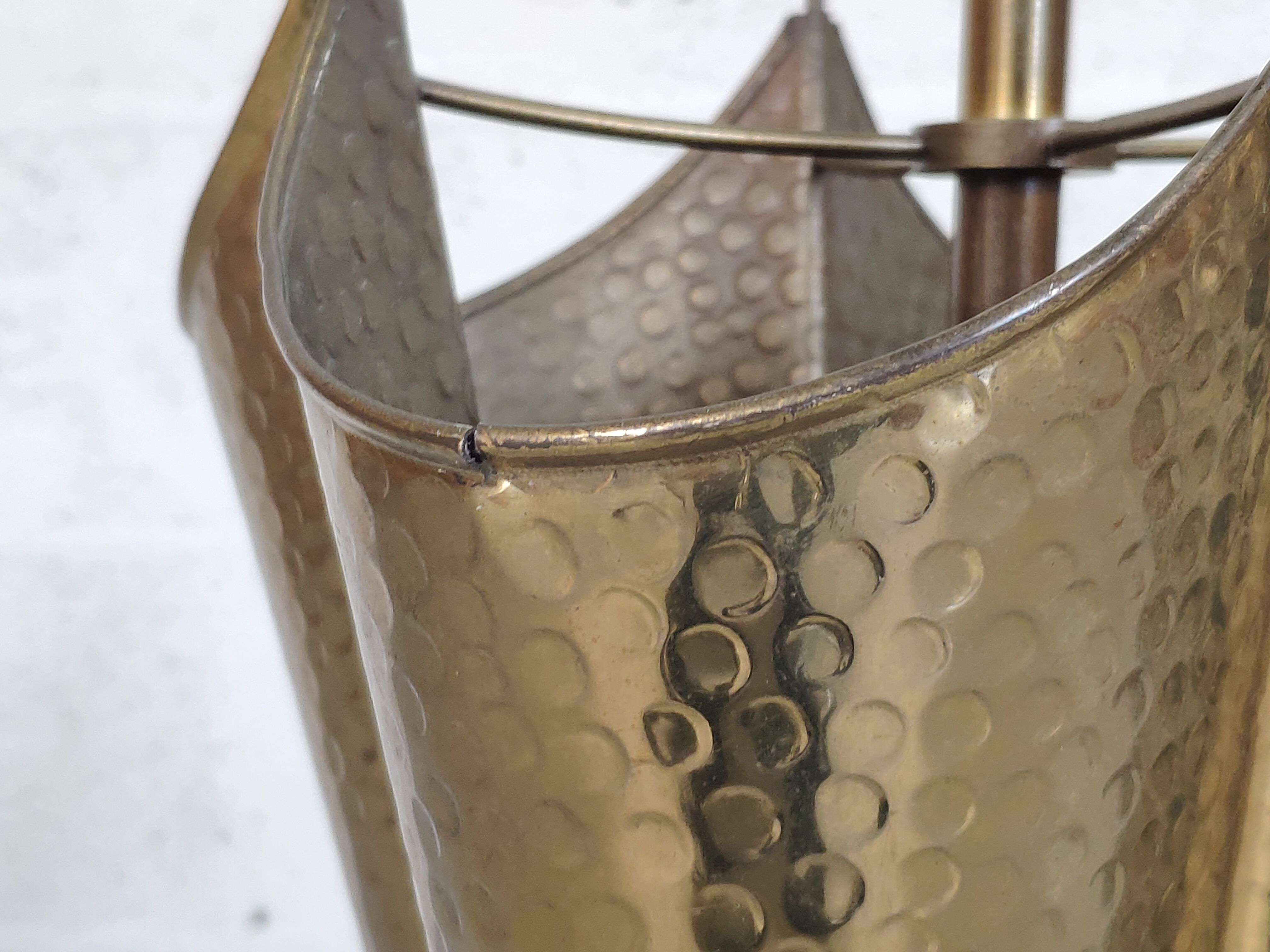 Porte parapluie vintage laiton