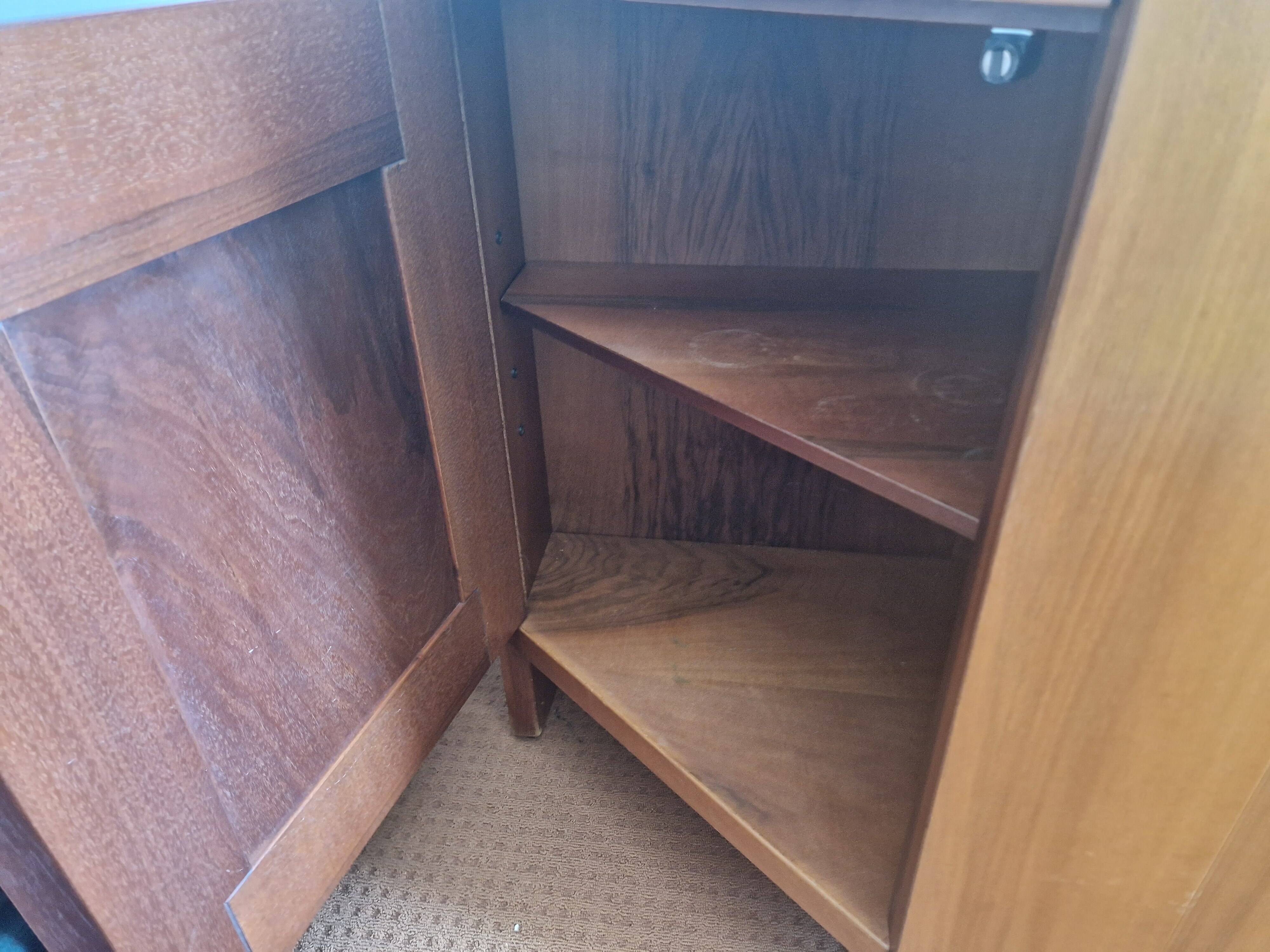 Walnut sideboard by Silvio Coppola for Bernini, Italy 1960's