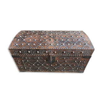 Studded leather chest