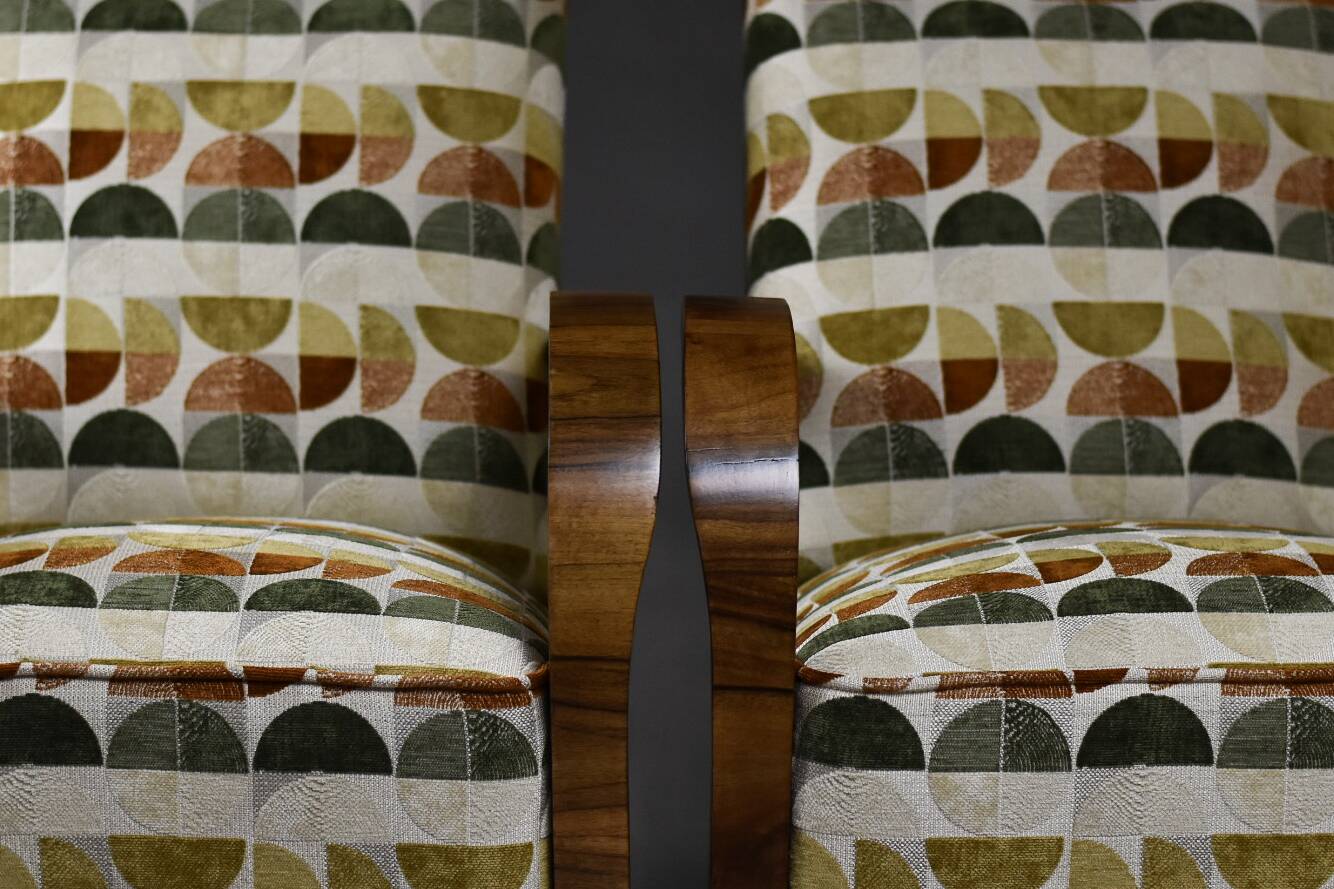 Pair of Art Deco armchairs, 1930s–1940s