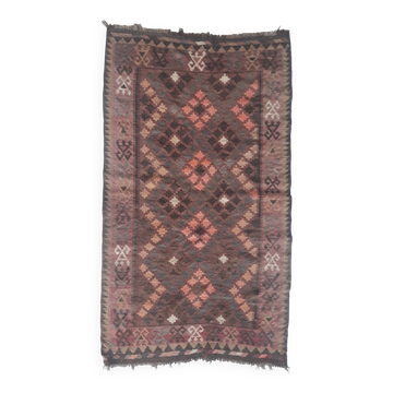 Tapis kilim vintage d Anatolie 170x96 cm laines naturelles