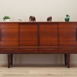 Buffet haut en teck, design danois, années 1960, fabricant : PMJ Viby J