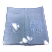 Flax sheet marked MR