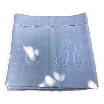Flax sheet marked MR