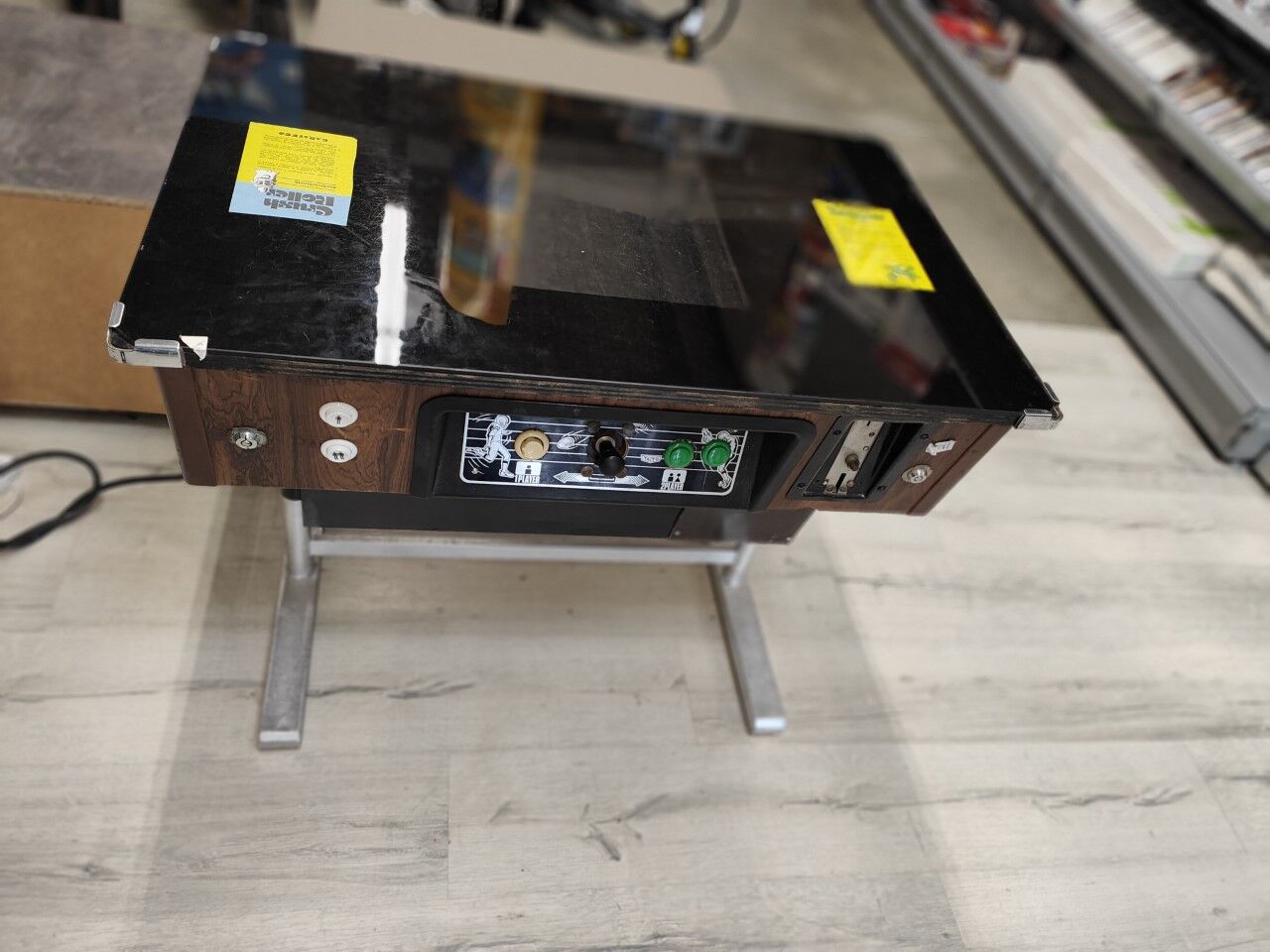 Taito cocktail arcade game table with 60 games