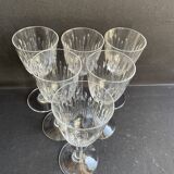 3334 - 6 Baccarat aperitif glasses, Corneille service
