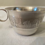 Tasse métal argenté