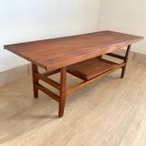 Scandinavian teak coffee table, 1960