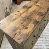 Green patina workshop furniture