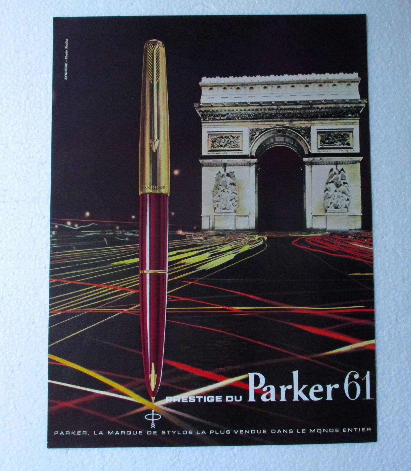 Old PARKER 61 pen advertisement