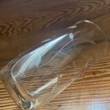 6 old engraved water or orangeade glasses