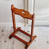 Porte serviettes ancien bois rustique cœur