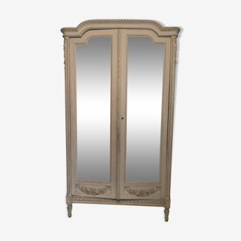 Armoire ancienne Louis VXI  miroirs