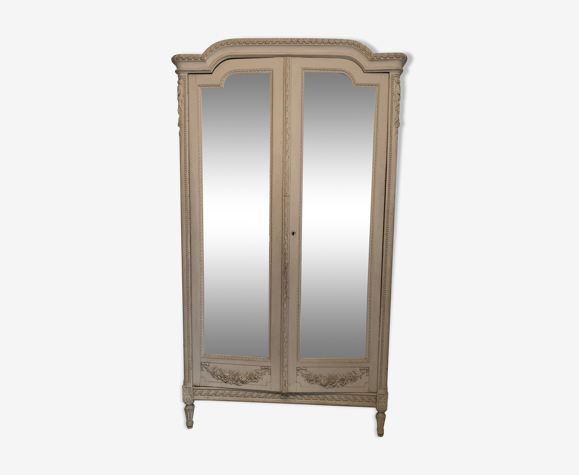 Armoire ancienne Louis VXI miroirs