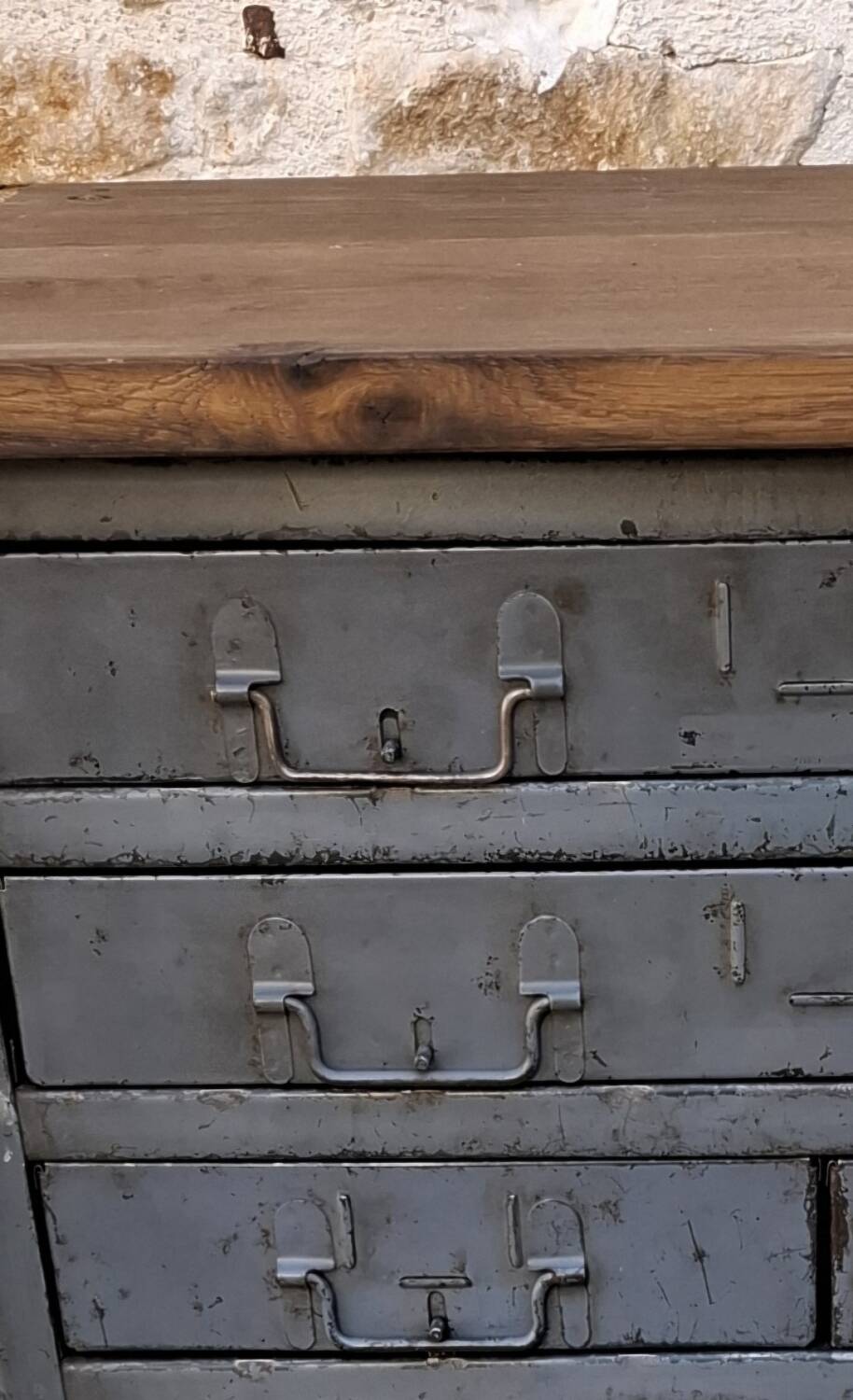 Military metal drawer cabinet